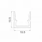 Mobile Preview: Alu Profil Multi Mini 10,5x10,5mm für LED Streifen