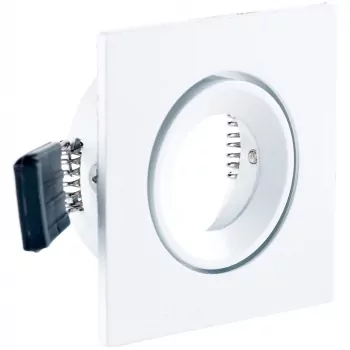 LEDs C4 Play Mini mounting ring swiveling angular white