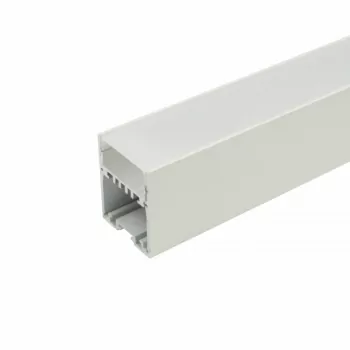 Aluminum Luminaire Profile 40x50mm White RAL9010 for LED Strips