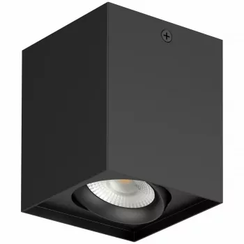 LED surface mount spot Vasel 6W 3000K 36° black