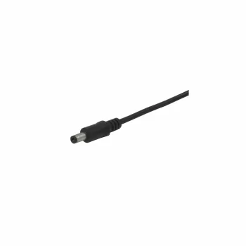 Hollow plugs 2.1mm black to screw