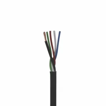 LED RGBW Cable 5x(4x0,5mm2/1x1mm2) Black